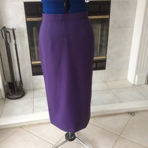 NWOT Petite Purple Pencil Skirt